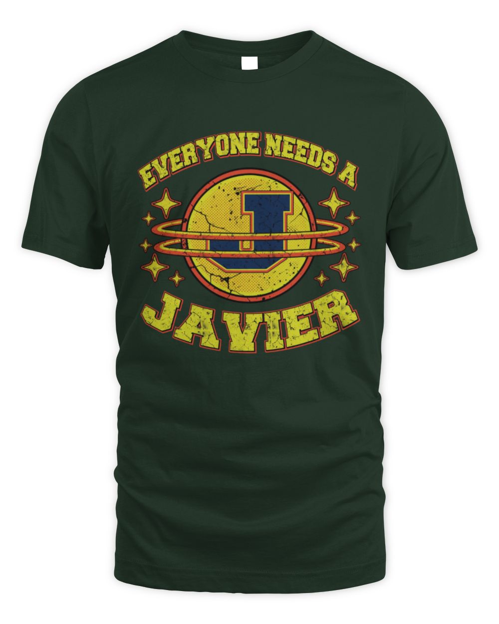 Everyone Needs a Your Name Shirt JAVIER M1-76 / Unisex Standard T-Shirt / forest green