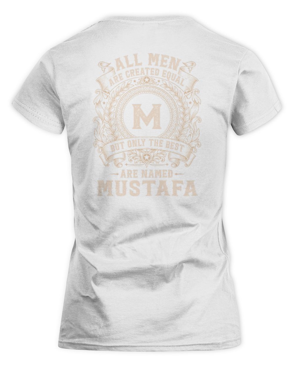 All Men Are Created Equal Cool Logo Shirt MUSTAFA M1-60 / Women's Standard T-Shirt / white