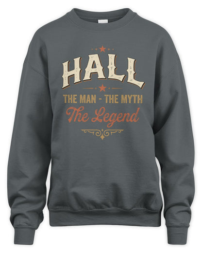 I'm Name I'm Not Rude I Just Have The Balls Funny T-Shirt HALL M1-77 / Unisex Sweatshirt / charcoal