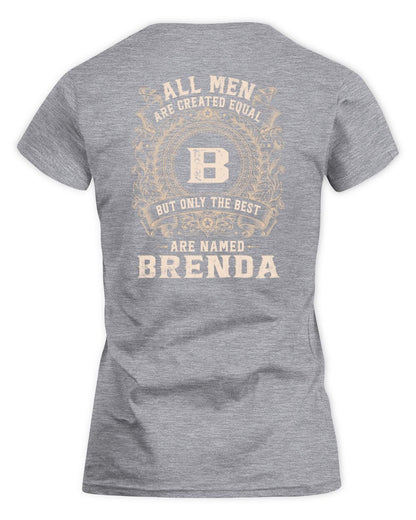 All Men Are Created Equal Cool Logo Shirt BRENDA M1-60 / Women's Standard T-Shirt / sport grey