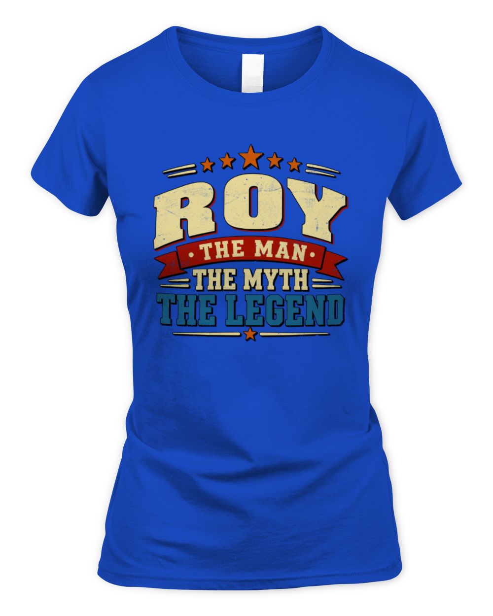 The Man The Myth The Legend Ribbon Vintage T-Shirt ROY M1-56 / Women's Standard T-Shirt / royal