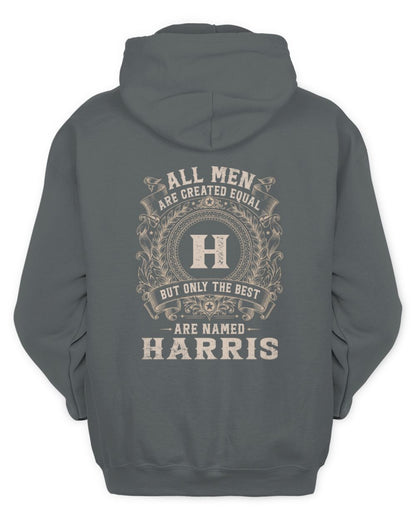 All Men Are Created Equal Cool Logo Shirt HARRIS M1-60 / Unisex Hoodie / charcoal