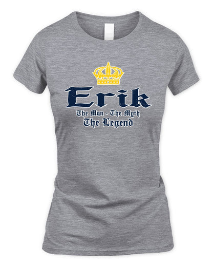 The Man The Myth The Legend Corona Beer T-Shirt ERIK M1-S83 / Women's Standard T-Shirt / sport grey