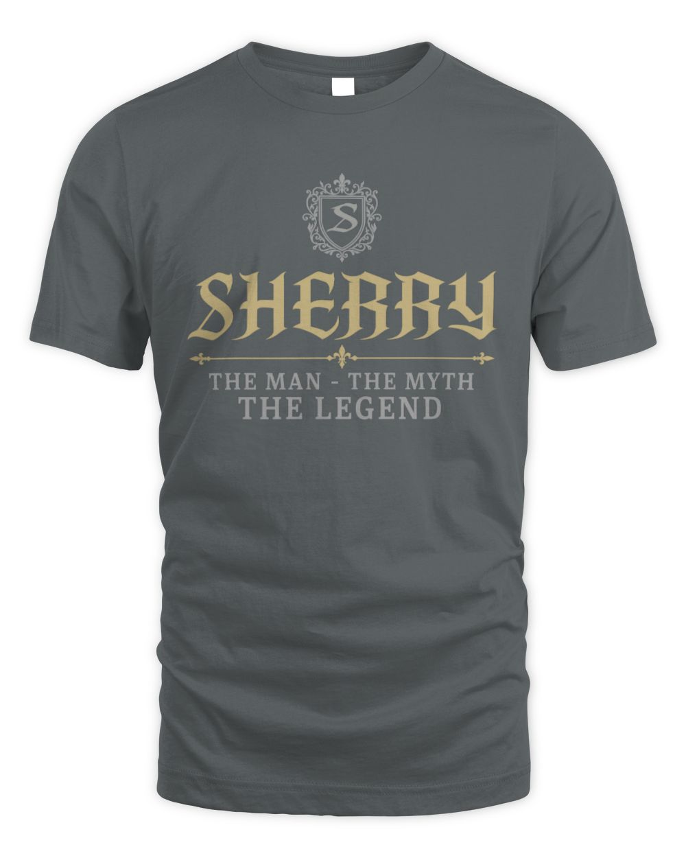 The Man The Myth The Legend Western Shirt SHERRY M1-78 / Unisex Standard T-Shirt / charcoal