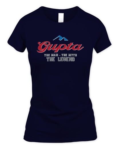 The Man The Myth The Legend Coors Light Beer T-Shirt GUPTA M1-S84 / Women's Standard T-Shirt / navy