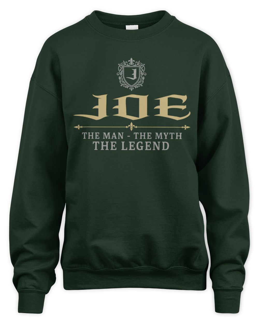 The Man The Myth The Legend Western Shirt JOE M1-78 / Unisex Sweatshirt / forest green