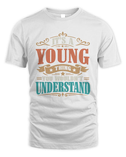 It’s a Name Thing Personalized Retro T-Shirt YOUNG M1-47 / Unisex Standard T-Shirt / white