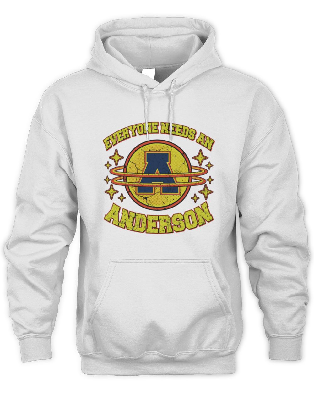 Everyone Needs a Your Name Shirt ANDERSON M1-76 / Unisex Hoodie / white