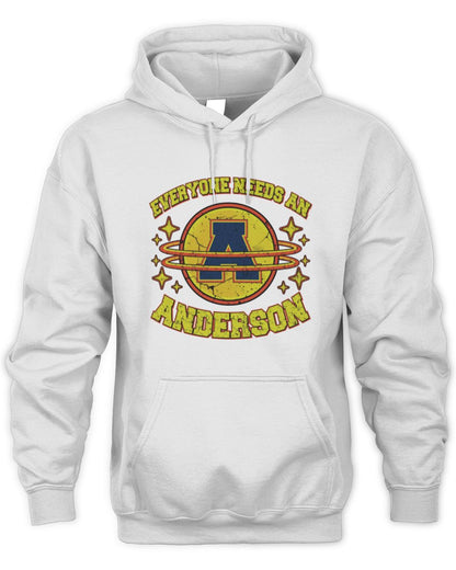 Everyone Needs a Your Name Shirt ANDERSON M1-76 / Unisex Hoodie / white