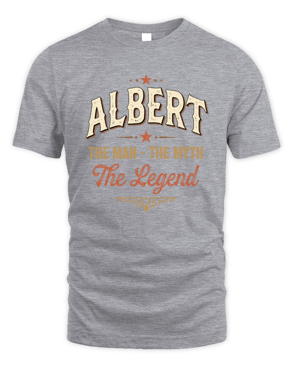 I'm Name I'm Not Rude I Just Have The Balls Funny T-Shirt ALBERT M1-77 / Unisex Standard T-Shirt / sport grey