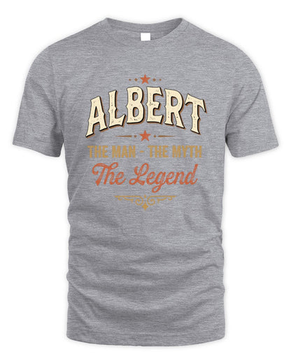I'm Name I'm Not Rude I Just Have The Balls Funny T-Shirt ALBERT M1-77 / Unisex Standard T-Shirt / sport grey