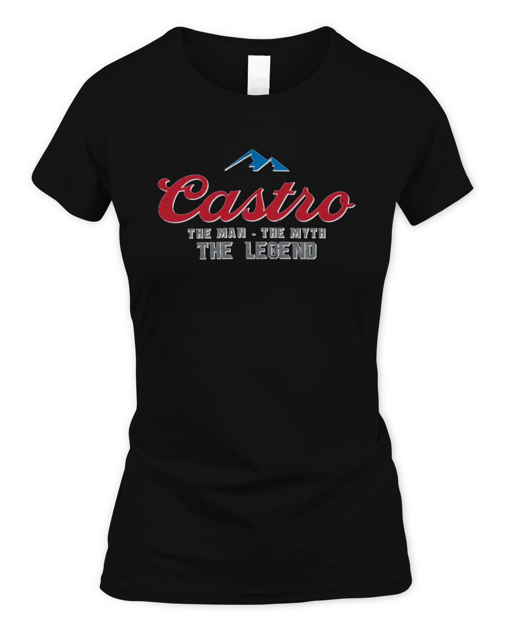 The Man The Myth The Legend Coors Light Beer T-Shirt CASTRO M1-S84 / Women's Standard T-Shirt / black