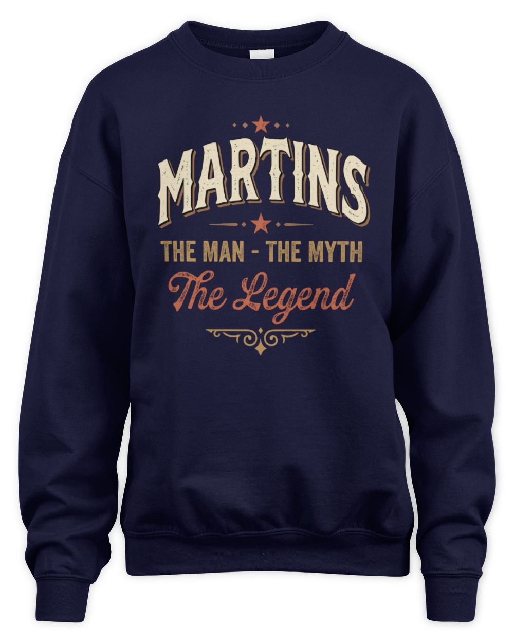 I'm Name I'm Not Rude I Just Have The Balls Funny T-Shirt MARTINS M1-77 / Unisex Sweatshirt / navy