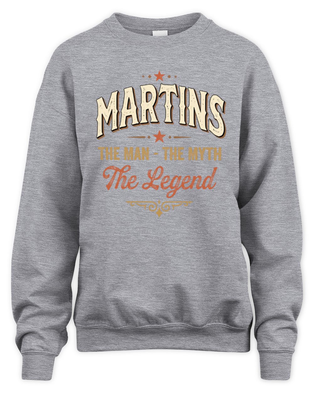 I'm Name I'm Not Rude I Just Have The Balls Funny T-Shirt MARTINS M1-77 / Unisex Sweatshirt / sport grey