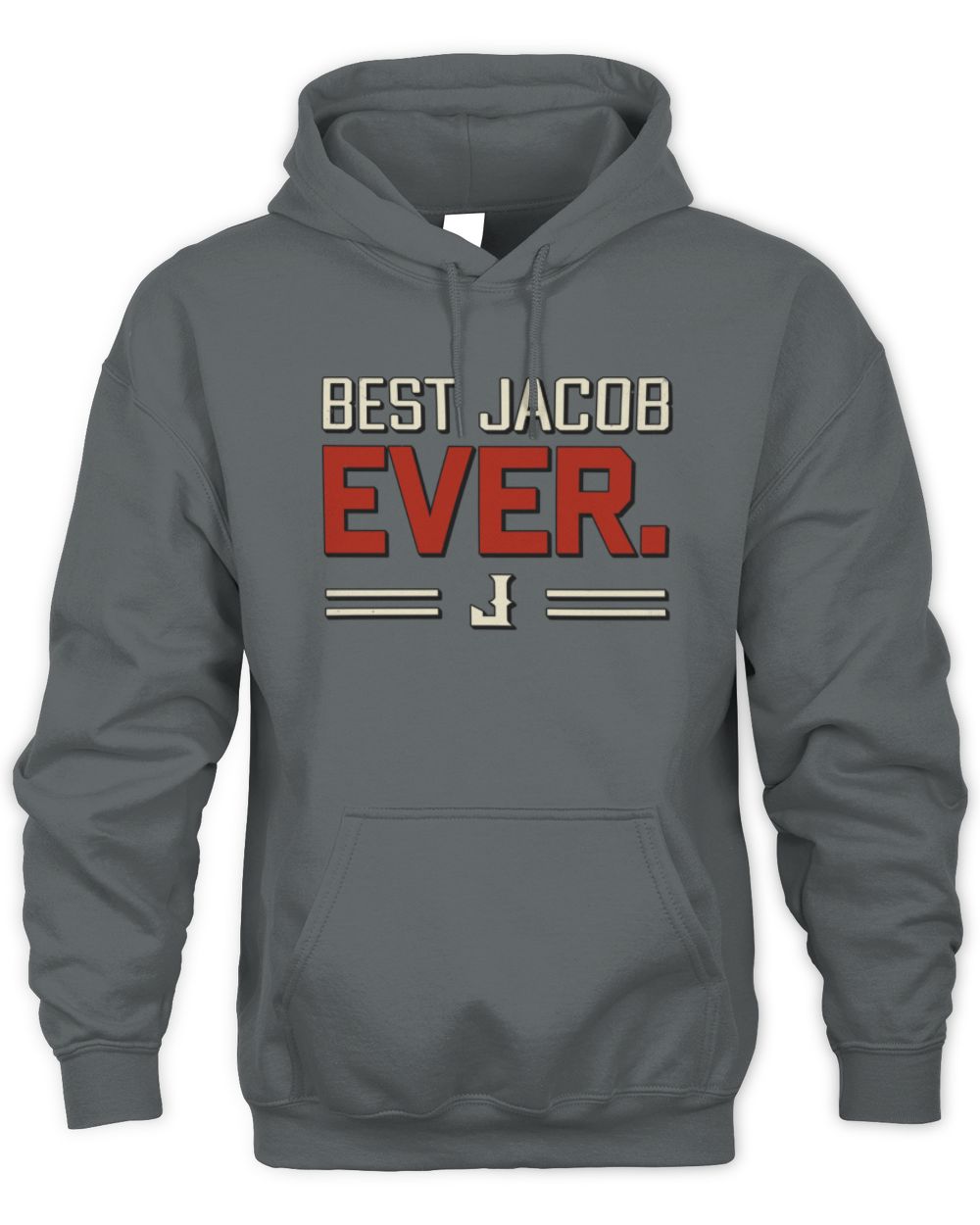 Best Your Name Ever Cool Shirt JACOB M1-58 / Unisex Hoodie / charcoal