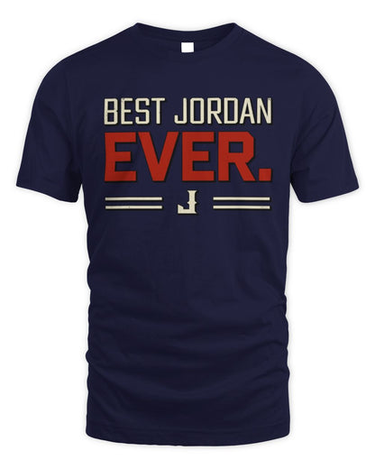 Best Your Name Ever Cool Shirt JORDAN M1-58 / Unisex Standard T-Shirt / navy