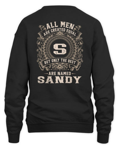 All Men Are Created Equal Cool Logo Shirt SANDY M1-60 / Unisex Sweatshirt / black
