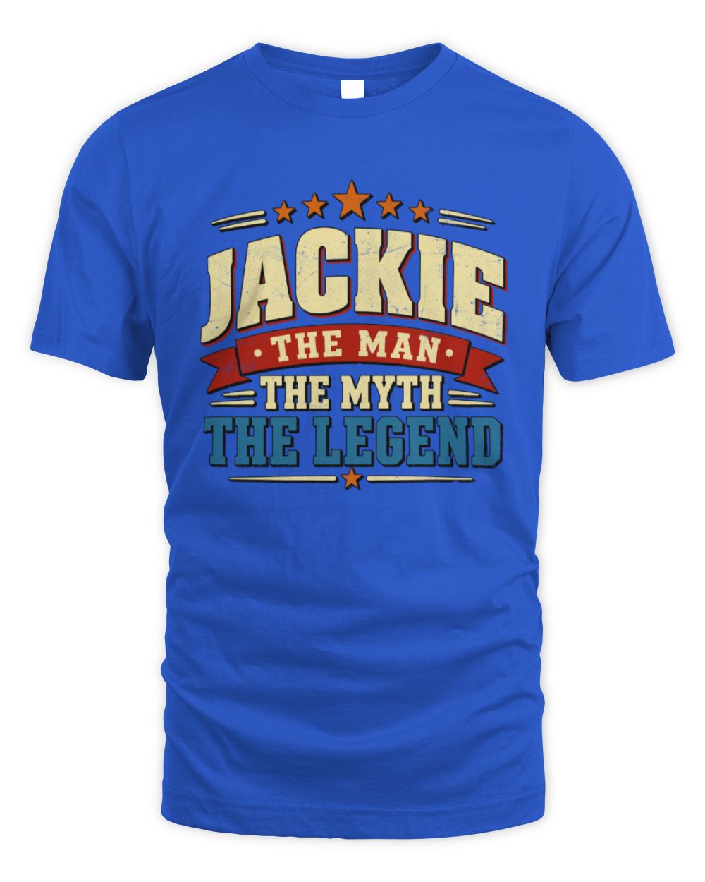 The Man The Myth The Legend Ribbon Vintage T-Shirt JACKIE M1-56 / Unisex Standard T-Shirt / royal