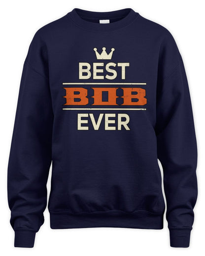 Best Your Name With Crown Shirt BOB M1-59 / Unisex Sweatshirt / navy