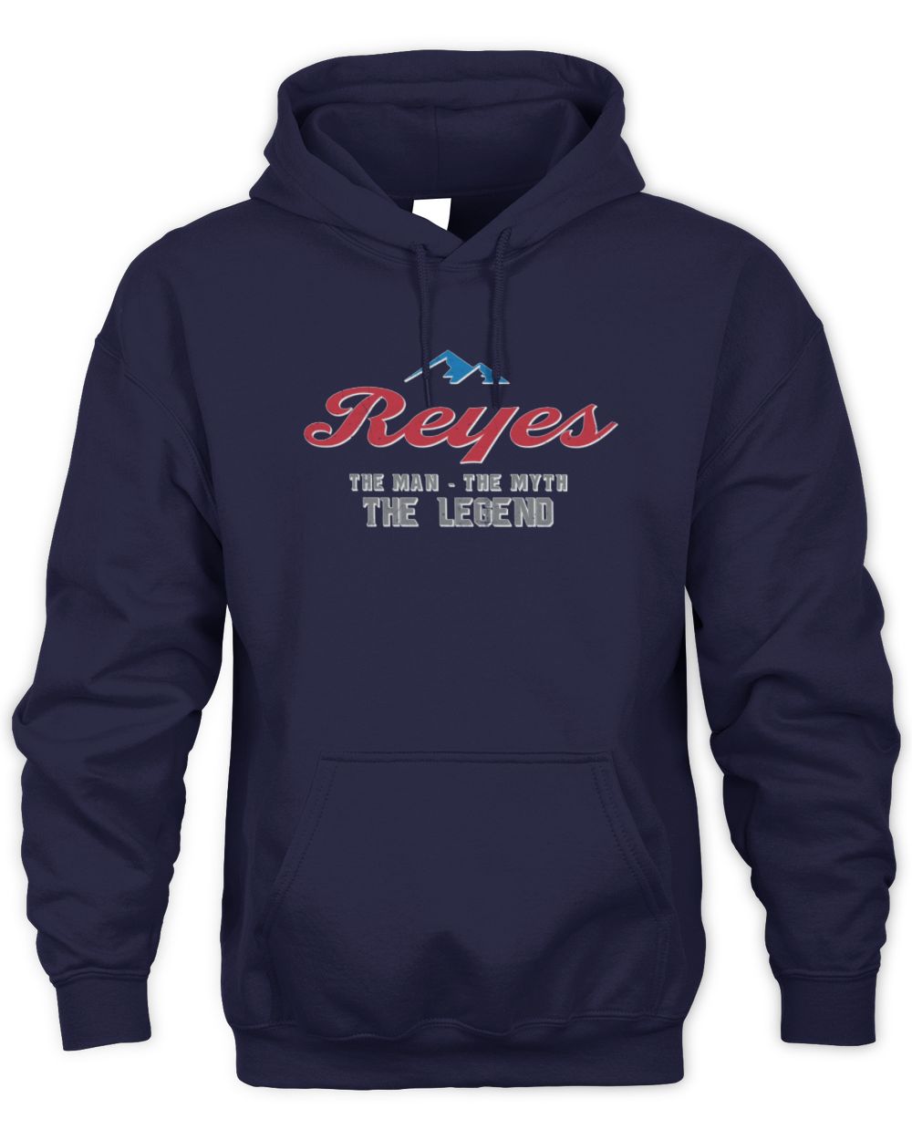 The Man The Myth The Legend Coors Light Beer T-Shirt REYES M1-S84 / Unisex Hoodie / navy
