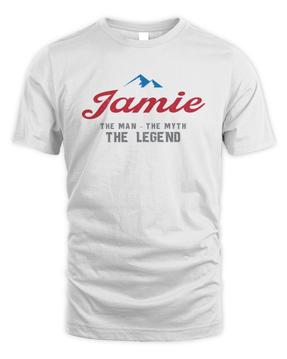 The Man The Myth The Legend Coors Light Beer T-Shirt JAMIE M1-S84 / Unisex Standard T-Shirt / white