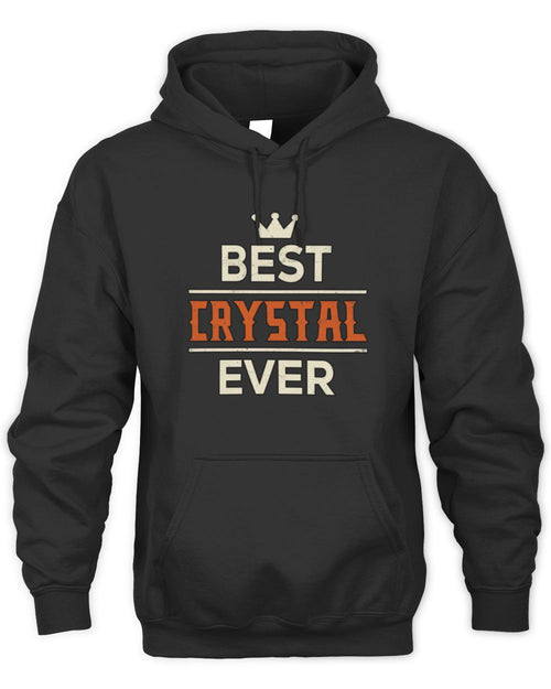 Best Your Name With Crown Shirt CRYSTAL M1-59 / Unisex Hoodie / black