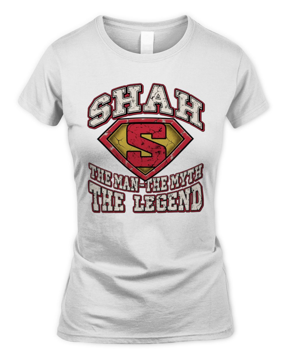 The Man The Myth The Legend Superman Graphic T-Shirt SHAH M1-74 / Women's Standard T-Shirt / white