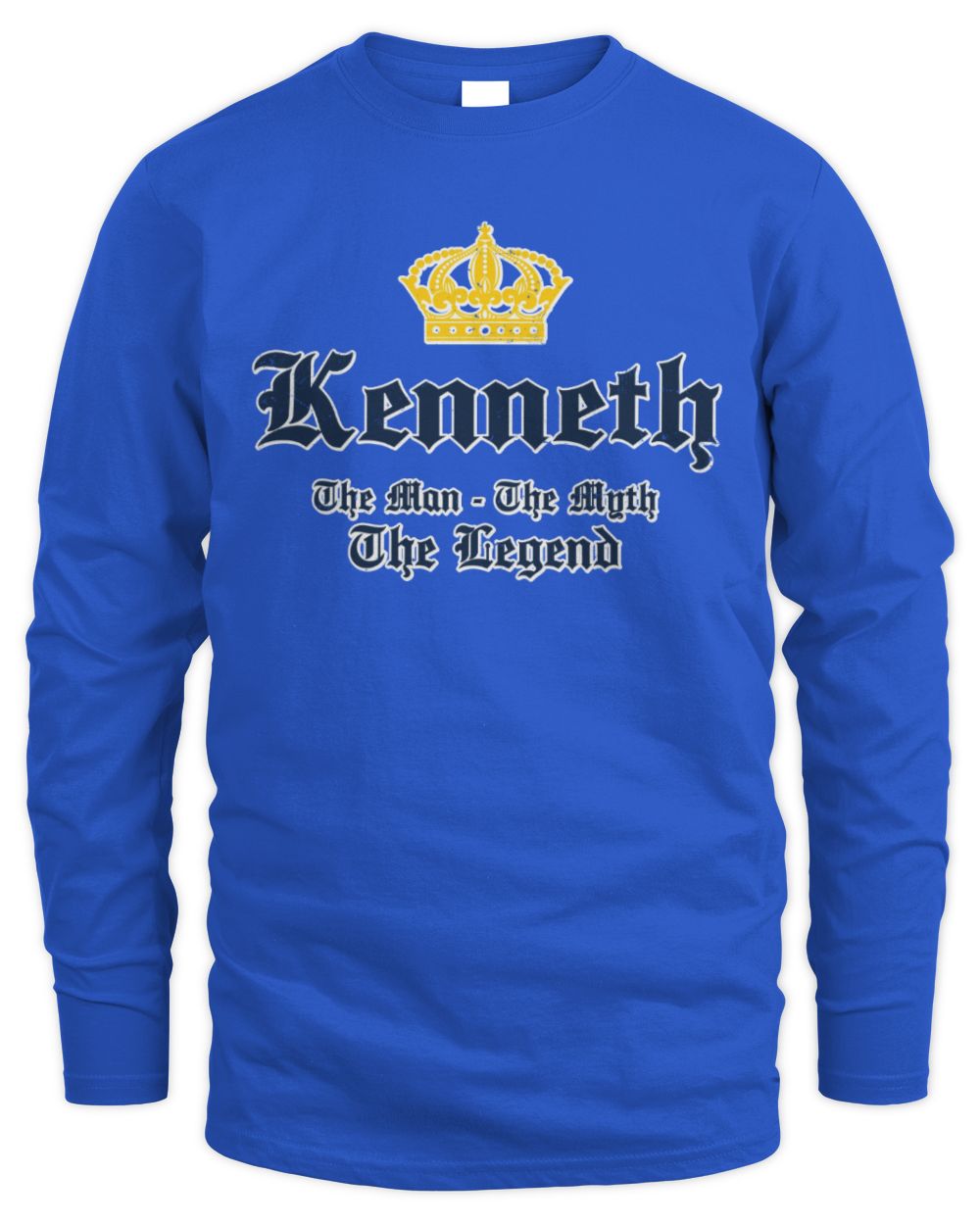 The Man The Myth The Legend Corona Beer T-Shirt KENNETH M1-S83 / Men's Long Sleeved T-Shirt / royal