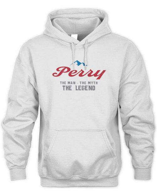 The Man The Myth The Legend Coors Light Beer T-Shirt PERRY M1-S84 / Unisex Hoodie / white