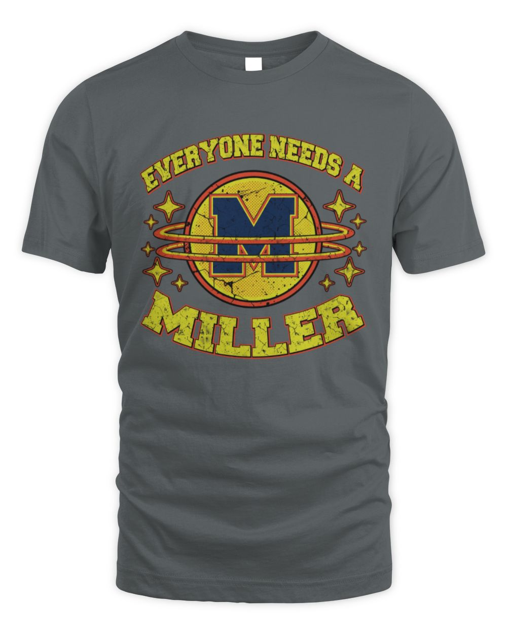 Everyone Needs a Your Name Shirt MILLER M1-76 / Unisex Standard T-Shirt / charcoal