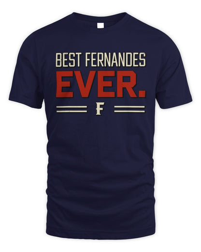 Best Your Name Ever Cool Shirt FERNANDES M1-58 / Unisex Standard T-Shirt / navy