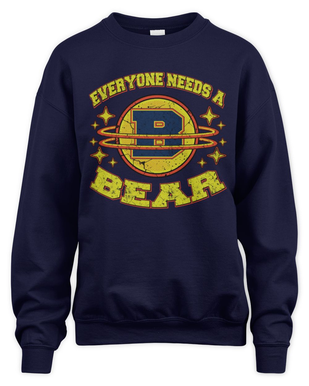Everyone Needs a Your Name Shirt BEAR M1-76 / Unisex Sweatshirt / navy
