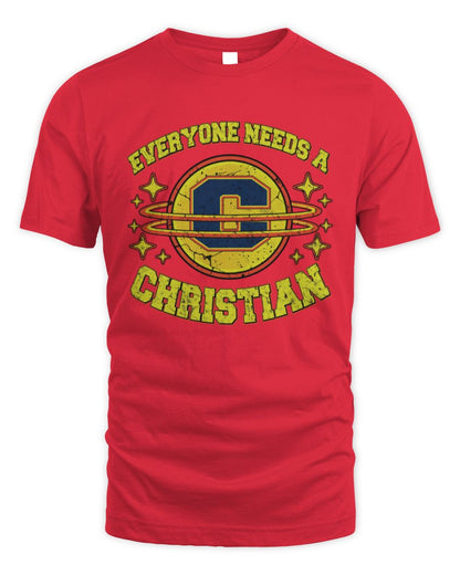 Everyone Needs a Your Name Shirt CHRISTIAN M1-76 / Unisex Standard T-Shirt / red