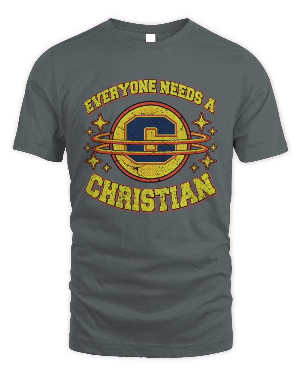Everyone Needs a Your Name Shirt CHRISTIAN M1-76 / Unisex Standard T-Shirt / charcoal