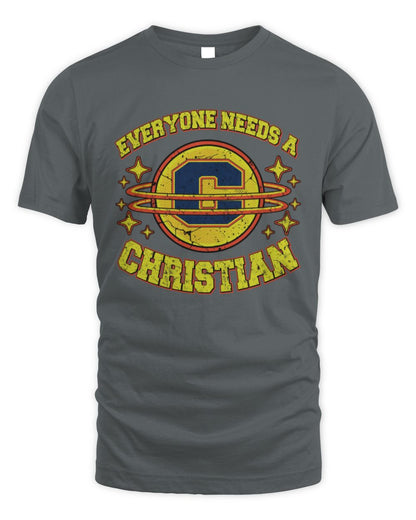 Everyone Needs a Your Name Shirt CHRISTIAN M1-76 / Unisex Standard T-Shirt / charcoal
