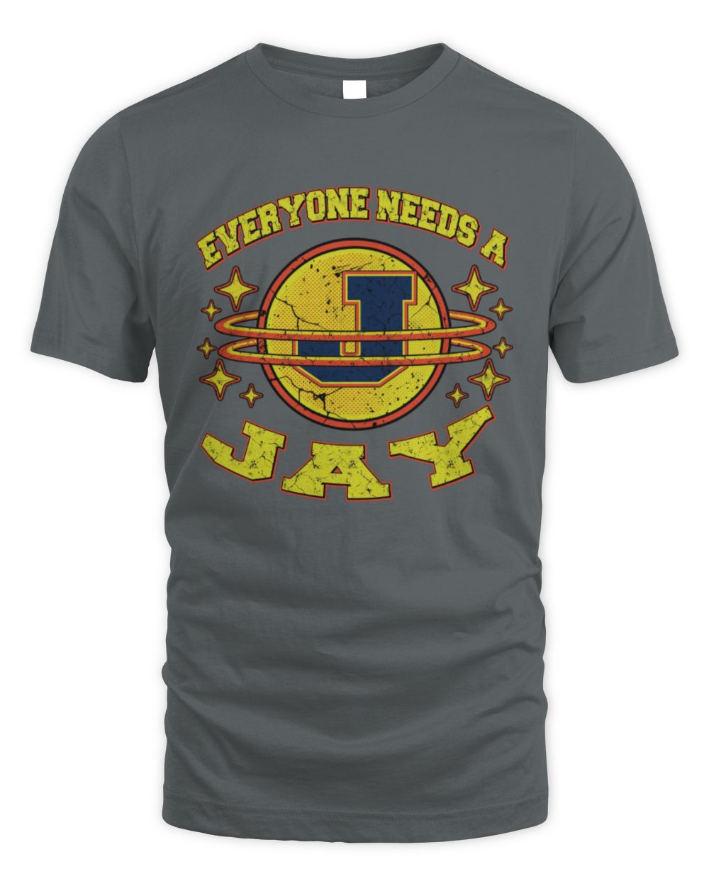 Everyone Needs a Your Name Shirt JAY M1-76 / Unisex Standard T-Shirt / charcoal