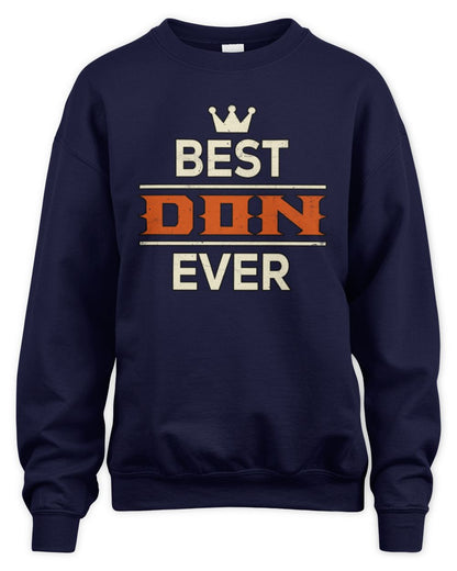 Best Your Name With Crown Shirt DON M1-59 / Unisex Sweatshirt / navy