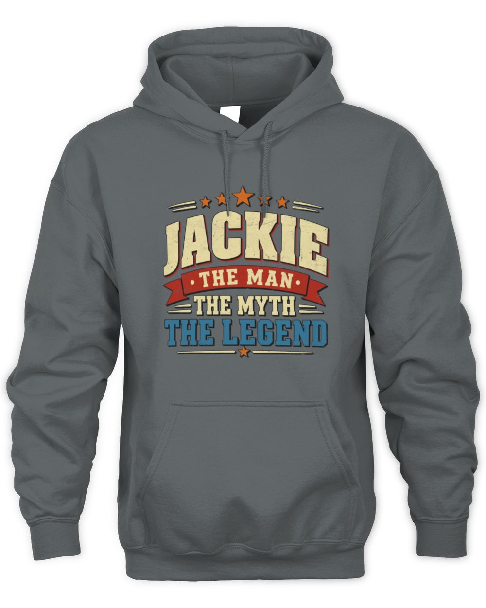 The Man The Myth The Legend Ribbon Vintage T-Shirt JACKIE M1-56 / Unisex Hoodie / charcoal