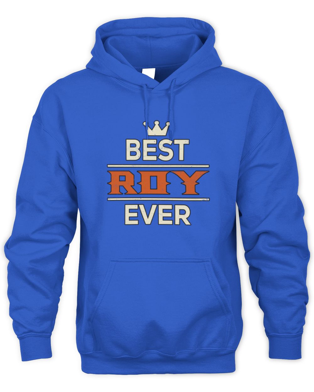 Best Your Name With Crown Shirt ROY M1-59 / Unisex Hoodie / royal