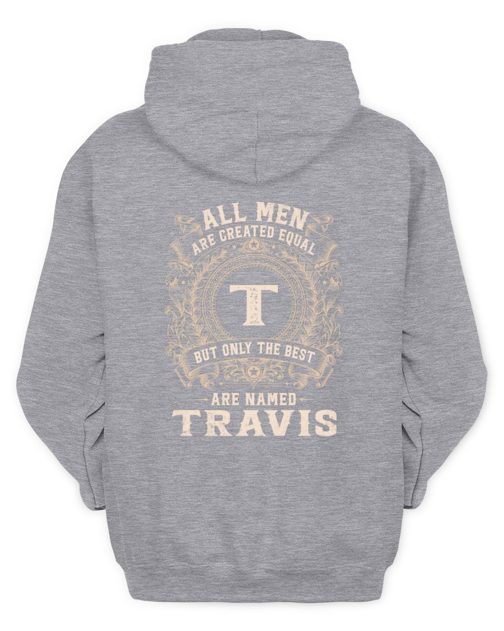 All Men Are Created Equal Cool Logo Shirt TRAVIS M1-60 / Unisex Hoodie / sport grey