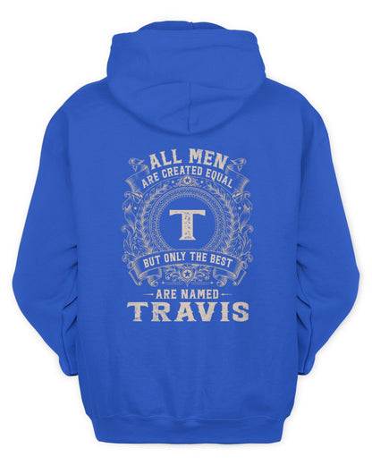 All Men Are Created Equal Cool Logo Shirt TRAVIS M1-60 / Unisex Hoodie / royal