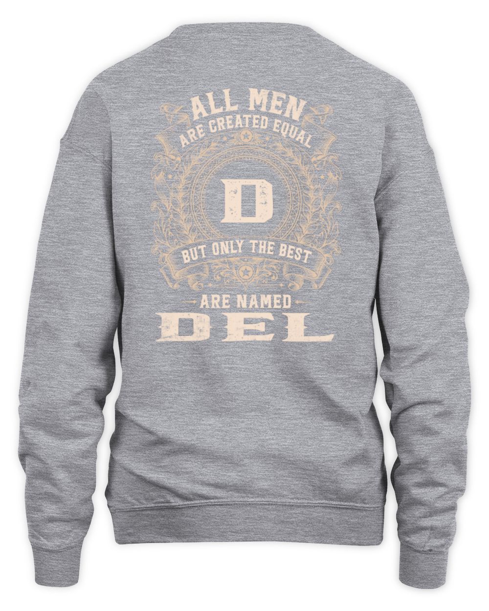All Men Are Created Equal Cool Logo Shirt DEL M1-60 / Unisex Sweatshirt / sport grey
