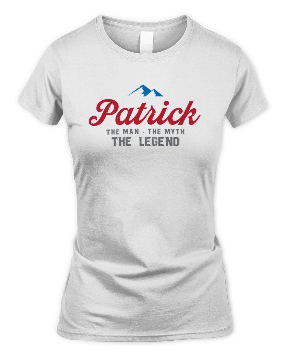 The Man The Myth The Legend Coors Light Beer T-Shirt PATRICK M1-S84 / Women's Standard T-Shirt / white
