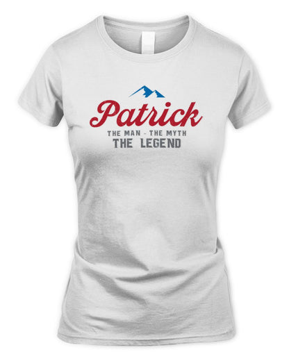 The Man The Myth The Legend Coors Light Beer T-Shirt PATRICK M1-S84 / Women's Standard T-Shirt / white