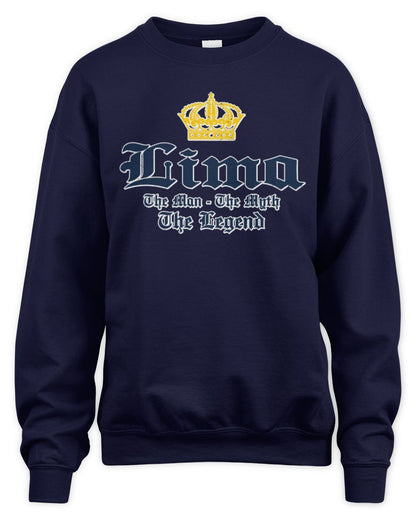 The Man The Myth The Legend Corona Beer T-Shirt LIMA M1-S83 / Unisex Sweatshirt / navy