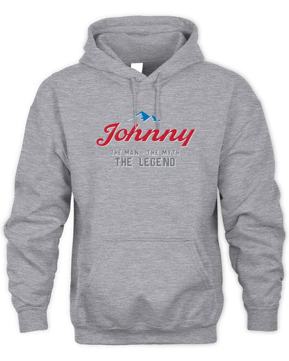 The Man The Myth The Legend Coors Light Beer T-Shirt JOHNNY M1-S84 / Unisex Hoodie / sport grey