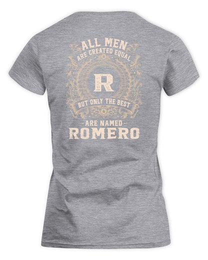 All Men Are Created Equal Cool Logo Shirt ROMERO M1-60 / Women's Standard T-Shirt / sport grey