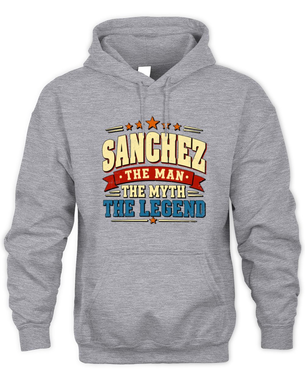 The Man The Myth The Legend Ribbon Vintage T-Shirt SANCHEZ M1-56 / Unisex Hoodie / sport grey