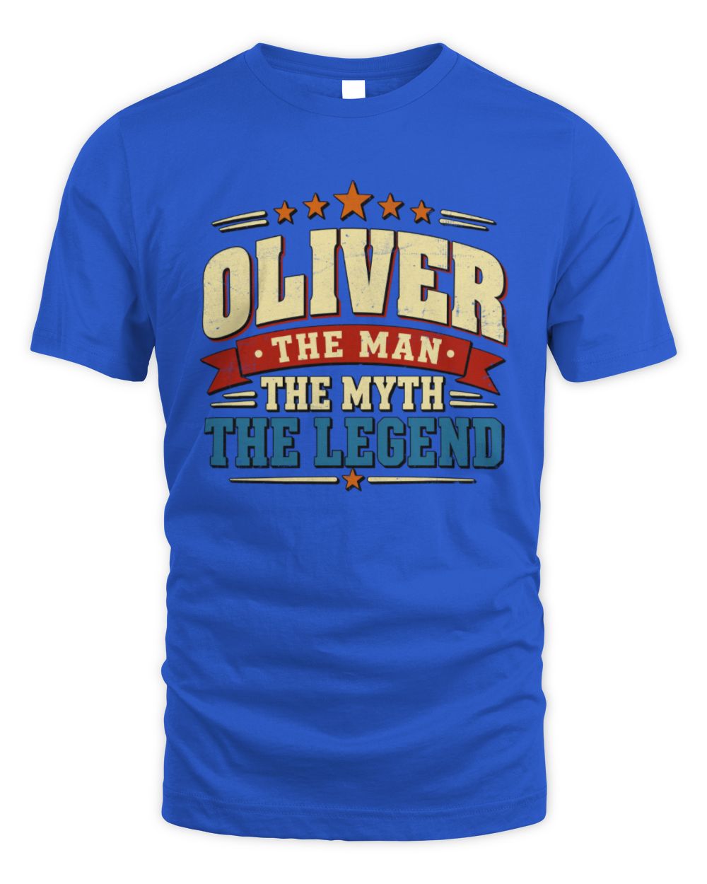The Man The Myth The Legend Ribbon Vintage T-Shirt OLIVER M1-56 / Unisex Standard T-Shirt / royal