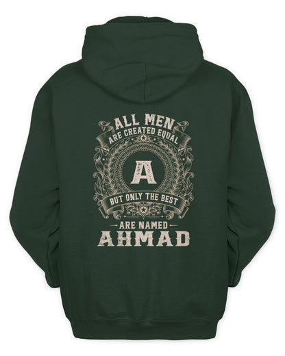 All Men Are Created Equal Cool Logo Shirt AHMAD M1-60 / Unisex Hoodie / forest green